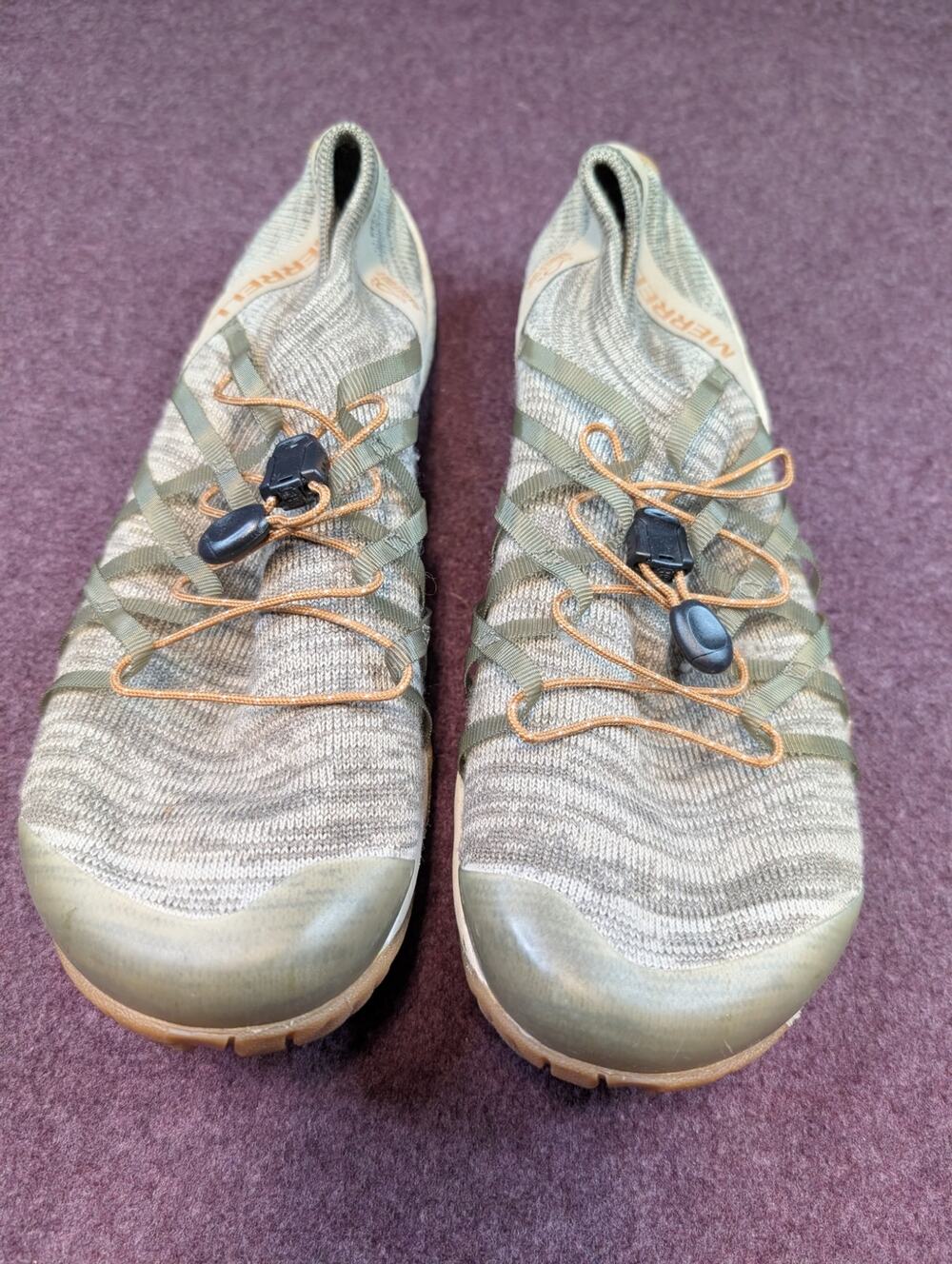Women's Merrell Trail Glove 4 Knit Barefoot Shoe, Natural - Size 8.5